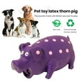 thumbnail image 2 of Squeaky Pig Dog Toy Pet Squeaky Toy Cartoon Pig Shape Dog Chew Toy, 2 of 5