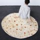 thumbnail image 1 of leyfeng Burritos Tortilla Manta Redonda Gigante Manta de Playa Suave Cómoda Novedad Manta de Felpa para Niños Adultos, 1 of 8