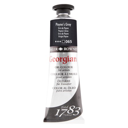 UPC: 0000050855605 | Daler-Rowney Georgian Oil Color  38ml Tube  Payne  s Gray
