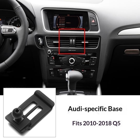 Car Phone Mount Adapter For Audi 2010-2018 Q5 Holder Stand Mobile Car Cellphone Gravity Bracket Only Base