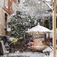 thumbnail image 3 of Samhe Bird Feeder, Flower Shaped Metal Wild Bird Feeder for Hanging Outside Garden Yard Decoration, 3 of 8