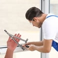 thumbnail image 4 of ColoMX Herrajes para ventanas Limitador de ventana abatible de acero Limitador de ventana Pieza de bisagra oculta Ventana abatible Reemplazo de barra limitadora Barra limitadora de ventana abatible, 4 of 8