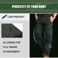 thumbnail image 2 of Men's Water-Repellent Windproof Fleece Lined Outdoor Pants 5 Pockets, 2 of 7