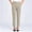 a_Khaki, variant on LVHAOGJOB Womens Length Pants Plus Size Elastic Waist Straight Leg with Pockets Breathable Solid for Women Loose Fit