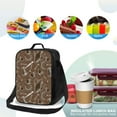 thumbnail image 4 of Zufioo Coffee pots Insulated Lunch Bag,600D Polyester Oxford Fabric, Leakproof & Reusable Lunch Tote, Adjustable Shoulder Strap,Food Freshness Keeper with Utensils, 4 of 7