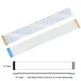 thumbnail image 3 of Uxcell FFC FPC Cable 0.5mm Pitch 40 Pin 150mm Flat Ribbon Cable for LCD Screen A Type, 3 of 6