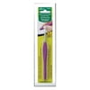 Clover Amour Metal Crochet Hook with Comfortable Grip, 4mm