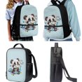 thumbnail image 2 of Jeiento Cute Panda Backpack for Boys 8-10 with Lunch Box Primary School Bag and Lunch Bag Blue Kids Bookbag Age 10-12 Elementary Pencil Case Water Bottle Holder, 2 of 7