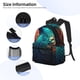 thumbnail image 3 of Easygdp Colorful Flower Bird Mochila Casual para Portátil, Mochila para Escuela, Viajes, Negocios, 3 of 6