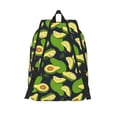 thumbnail image 2 of Picia Fresh Avocado Printed Canvas Daypack - Stylish and Durable Vintage Compact Backpack - Class, Work, Travel, or Laptop Bookbag,Organized Compartments-Small, 2 of 6