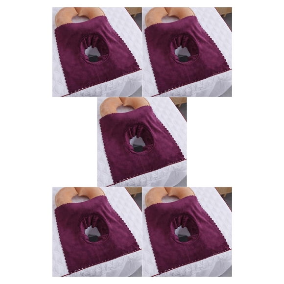 Soidarity Massage Table Sheet Covers with Face Hole 40x40cm Breath for Massage Bed Type2