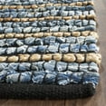 thumbnail image 3 of SAFAVIEH Cape Cod Signe Geometric Runner Rug, Blue/Natural, 2'3" x 8', 3 of 11