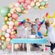 thumbnail image 5 of Kit de arco de guirnalda de globos de 105 piezas, globos de látex de doble relleno, color nude, retro, rosa, dorado y blanco, globos de confeti para mujeres, niñas, baby shower, boda, cumpleaños, 5 of 5