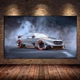 thumbnail image 5 of Imágenes de fotografía moderna, carteles e impresiones de coches deportivos clásicos, decoración, pintura en lienzo, arte de pared para dormitorio de hombres, sin marco, 5 of 5