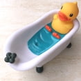thumbnail image 1 of Caja de jabón de baño de dibujos animados, encantadora, liviana, respetuosa con el medio ambiente, soporte de jabón agradable al tacto para baño, pato, 1 of 5