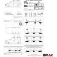 thumbnail image 5 of OMAC Roof Rack Cross Bars for Ram ProMaster City 2015 to 2022, Rooftop Cargo Carrier, 165 Pounds, Black, 5 of 6