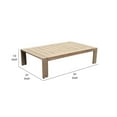 thumbnail image 5 of Neji 51 Inch Coffee Table, Natural Brown Acacia Wood Frame, Plank Surface- Saltoro Sherpi, 5 of 6