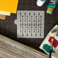 thumbnail image 3 of Arrow All Over Pattern Cookie and Craft Stencil CM123 by Designer Stencils, 3 of 3