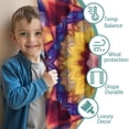 thumbnail image 3 of Blackout Kids Curtains,Colorful Tie Dye Flower Mandala Pattern Childrens Insulated Curtains Set Of 2,Bedroom Essentials,Toddler Room Decor 42"x54", 3 of 5
