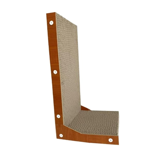 Rascador de cartón para gatos, poste rascador L, juguete interactivo, cuenco para rascar, estera para rascar, garra de molienda, suministros para S