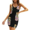 thumbnail image 1 of Puking Pastilles * Snax Élégant Robe Douce Femme Coréenne Kawaii Col Carré Robe de Travail, 1 of 5