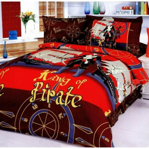 Le Vele LE40T Ensemble de Housse de Couette Taille Simple, Korsan