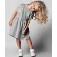 thumbnail image 3 of Tstars Easter Eggs Dress for Toddler Girls Infant Toddler Fine Jersey Dress 18M Gray, 3 of 5
