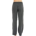 thumbnail image 2 of HEARTNICE Womens Cotton Pajama Pants, Soft Lounge Lightweight Sleep Pj Bottoms,(Black,S), 2 of 5