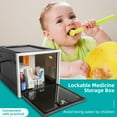 thumbnail image 5 of Refrigerator Food Transparent Storage Box With Combination Lock Box] F0F4, 5 of 6