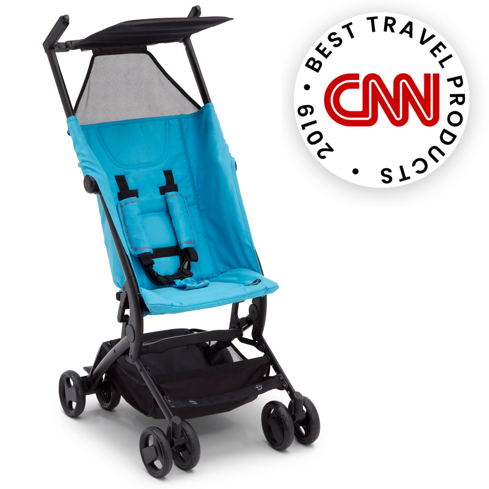 Great for On-The-Go Everyday Use The Clutch Stroller by Delta Children Aqua 