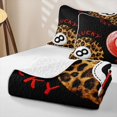 thumbnail image 4 of Castle Fairy Red Billiards Twin Quilt Set,Vintage Cheetah Print Twin Coverlet Set,Brown Black, 4 of 7