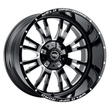 20x10 WELD Off-Road W158 Slingblade Gloss Black Milled Wheel 8x6.5 (-18mm)