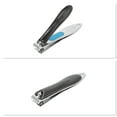 thumbnail image 5 of Unique Bargains 1 Set Convenient Nail Clippers Set Toenail Clippers Black Silver, 5 of 7