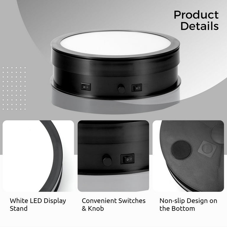 Low Noise Adjustable Smooth Rotation Non-Slip Display Stand for Displaying  Watches, Digital Products, Bags, Jewelry - China Display Spinner and Tumbler  Spinner Display price