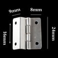 thumbnail image 4 of 10PCS Wooden Box Tri-Fold Right Angle 4-Hole Hinge Hardware Accessories, 4 of 4