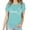 Light Blue, variant on Patlollav Women Tees Under $10, Valentine'S Day Tops for Women's Love Love Print T-Shirt Round Neck Short Sleeve Blouses Shirts