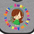 thumbnail image 4 of Inktastic Autism Awareness Girl Girls Baby Bib, 4 of 4