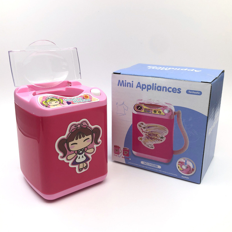 Mini Washing Machine for Powder Puff Brush Simulation Washing Machine
