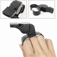 thumbnail image 3 of Handheld Whistle, Finger Grip Whistle, Reusable Referee Whistle, Referee Whistle Black Plastic Finger Grip, Plastic Sports Whistle, Loud and Clear Sou, 3 of 5