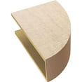 thumbnail image 6 of 8"W x 16"D x 24"H Classic Durham Rough Cedar Woodgrain TimberThane Corbel, Primed Tan, 6 of 6