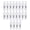 White, variant on Fly Fishing Lure Jig Rattle Insert Tube Fly Tying Baits Making Accessories for Hard Baits Soft Lure Rattles Steel Beads