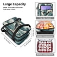 thumbnail image 3 of Seagull Double-Layered Insulated and Refrigerated Large Capacity Lunch Bag with Two Compartments for Hand Carry - 7.1x11.4x16.1 Inches, 3 of 6