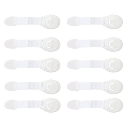 ZogeeZ Child Proof Cabinet Locks (10 Pack) Baby Proofing for Oven, Refrigerator, Cabinets, Drawers, Door, Toilet Lock