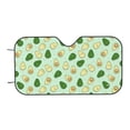 thumbnail image 7 of Balery Avocado Print Car Windshield Sun Shade,Windshield Sunshade for Car Pickup Truck SUV Accessories-Small, 7 of 7