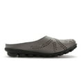 thumbnail image 4 of Anuirheih Clearance Slip on Sandals Women,Women's Shoes Solid Color Retro Hollow Out Carved Flat Heel Fashion Comfortable Casual Sandals Slippers(Gray), 4 of 5