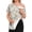 01-Gray, variant on Women's Adaptive Post Op Top with Shoulder Zipper and Side Velcro