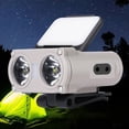 thumbnail image 4 of Linterna frontal de inducción LED de 1200 mAh, 700 lm, tipo C, recargable, impermeable, color caqui, 4 of 4