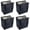 Black*4, variant on Styrofoam Cooler Insulated Shopping Bag Thermal Bag Reusable Grocery Bags Insulated Collapsible Coolers For Travel Food Delivery Bag Insulated Grocery Bags With Zipper