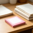 thumbnail image 6 of Sticky Notes, 4Pc Cute Pastel Coquette Memo Pads, Assorted Multi-Design Self-Adhesive Lined & Grid Note Pads, Decorative Stationery for Journaling, List Making, Office, Daily Planning, Reminders, 6 of 7
