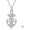 C-March, variant on SISGEM Birthstone Anchor Necklace for Ashes, Nautical Anchor Birthstone Urn Locket, Silver/White Gold Keepsake Cremation Jewelry Gift Pet Human Ashes Holder Sailing Pendant Necklace
